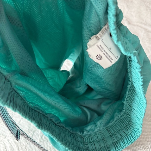 Nike Swim Trunks Mens Size L Green Swim Mesh Lined Shorts Solid Drawstring - Picture 5 of 7